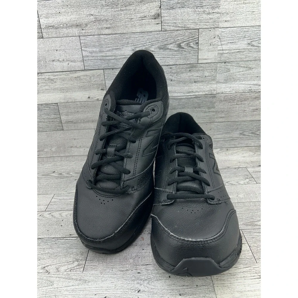 New Balance 928v3 Women 10.5D Men 9D Black Leather Walking Shoes‎ WW928BK3